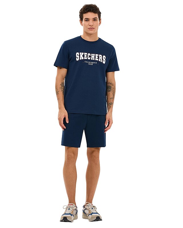 Skechers Regular Lacivert Erkek Tshirt - 5