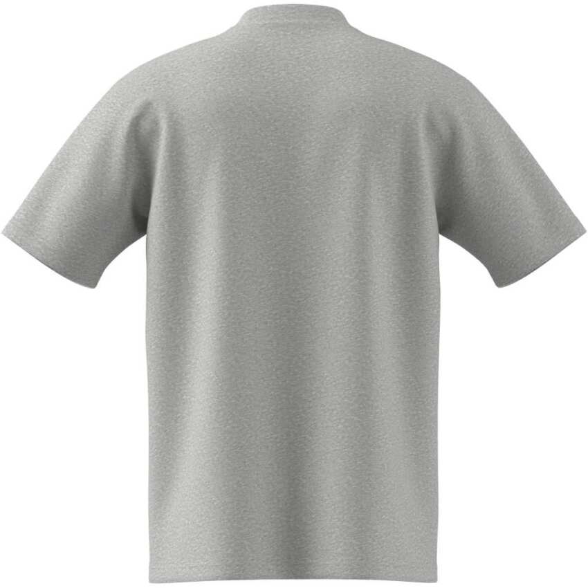 Adidas Essentials Small Logo Single Jersey Gri Erkek Tshirt - 3