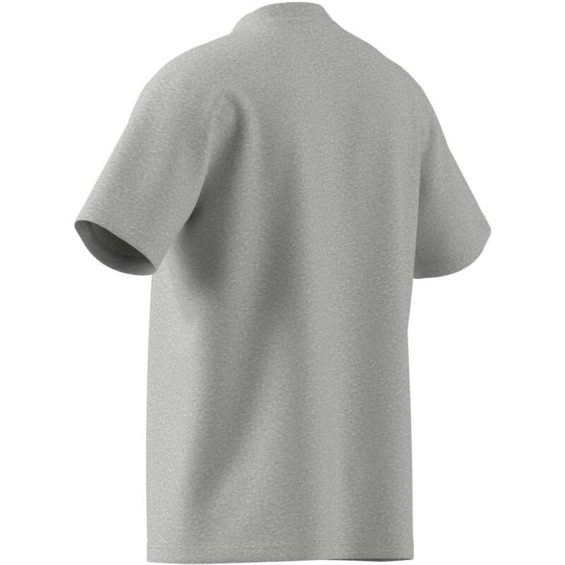 Adidas Essentials Small Logo Single Jersey Gri Erkek Tshirt - 4