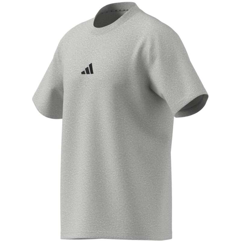 Adidas Essentials Small Logo Single Jersey Gri Erkek Tshirt - 6