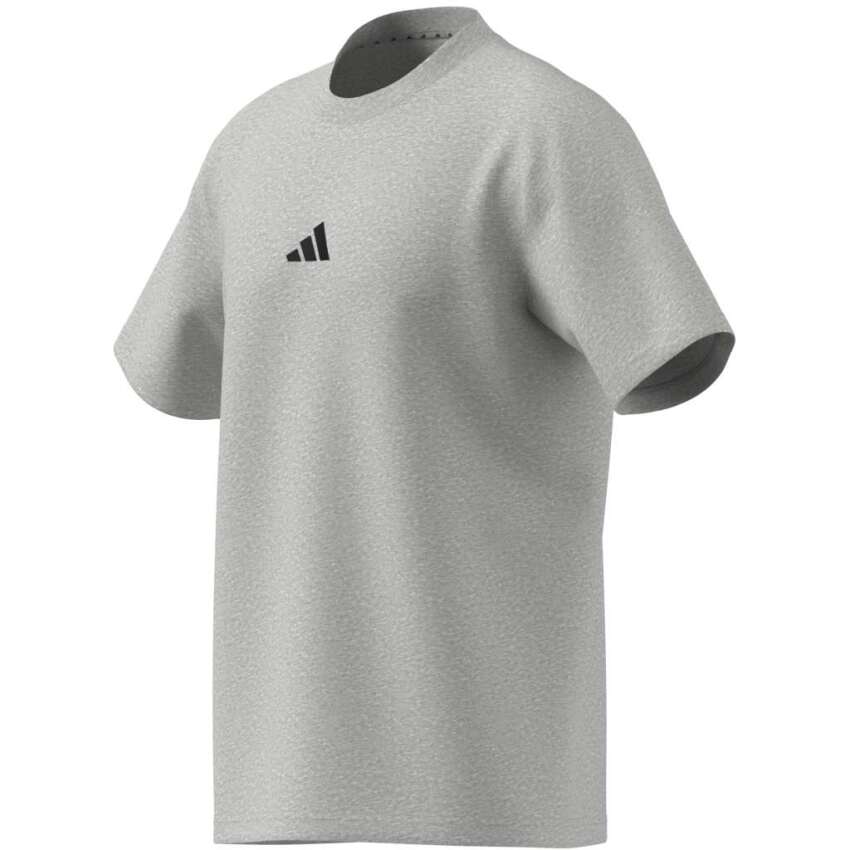 Adidas Essentials Small Logo Single Jersey Gri Erkek Tshirt - 6