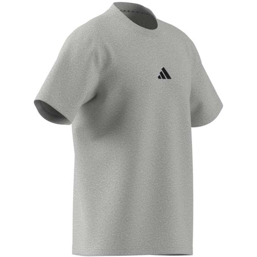 Adidas Essentials Small Logo Single Jersey Gri Erkek Tshirt - 13