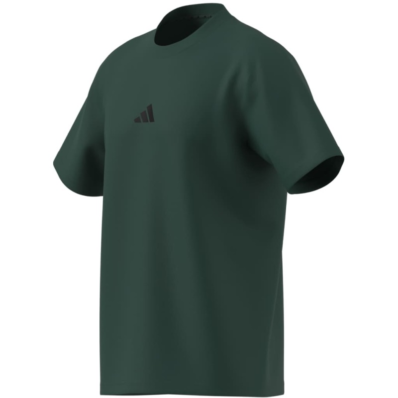 Adidas Essentials Small Logo Single Jersey Yeşil Erkek Tshirt - 6