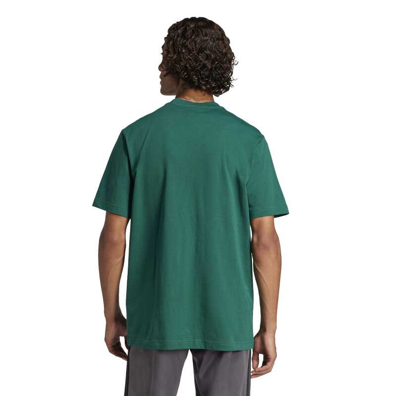 Adidas Essentials Small Logo Single Jersey Yeşil Erkek Tshirt - 8