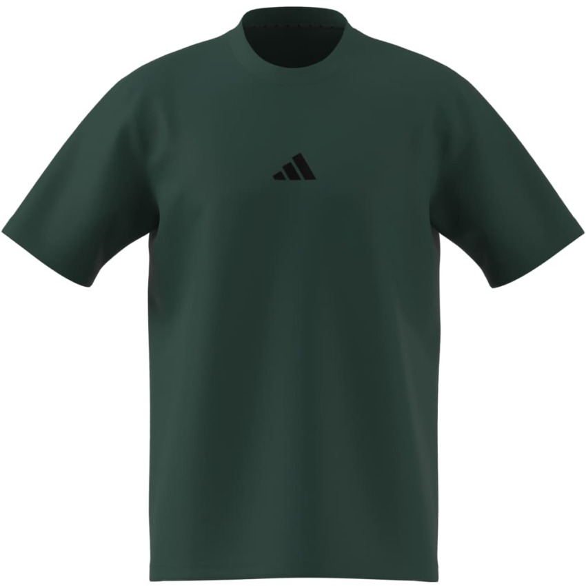 Adidas Essentials Small Logo Single Jersey Yeşil Erkek Tshirt - 12