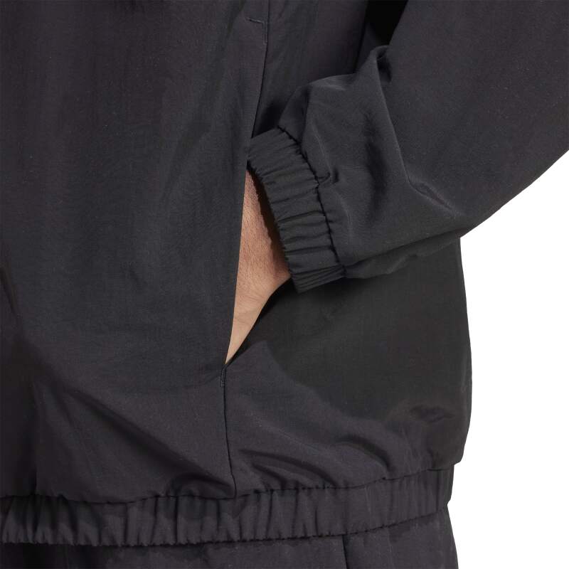 Adidas Essentials Small Logo Siyah Erkek Rüzgarlık - 6