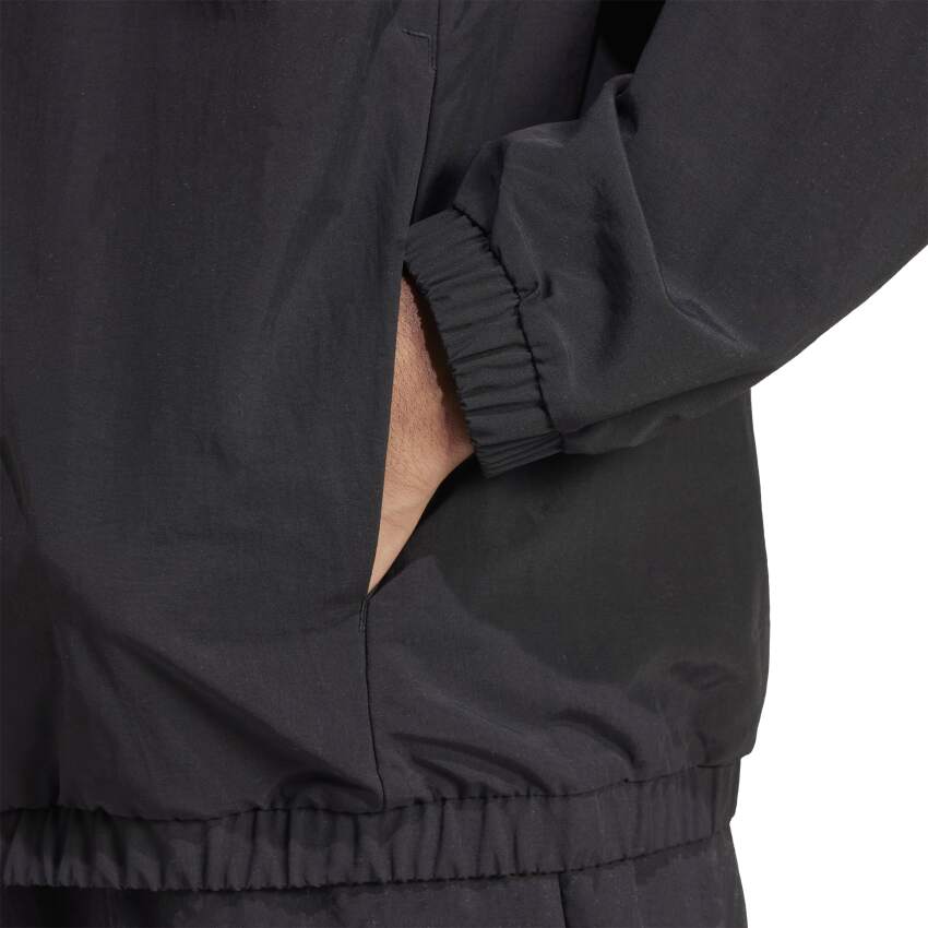 Adidas Essentials Small Logo Siyah Erkek Rüzgarlık - 6