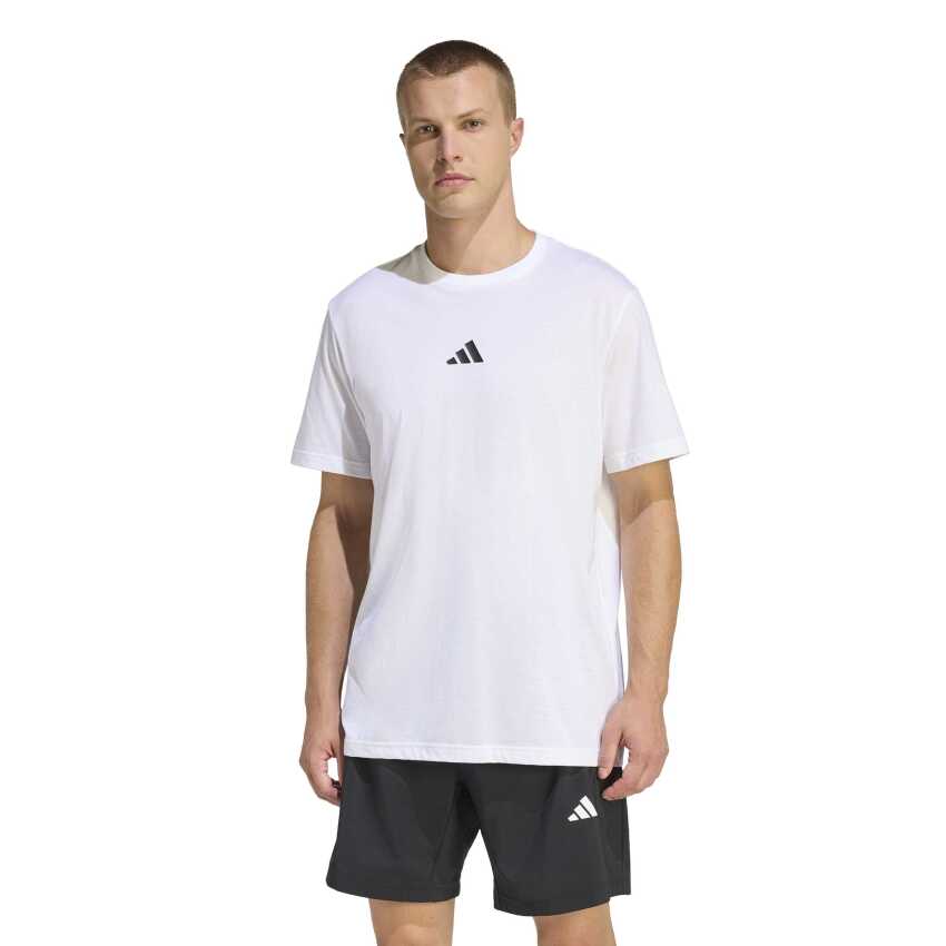 Adidas Climacool Training Identity Graphic Beyaz Erkek Tshirt - 1