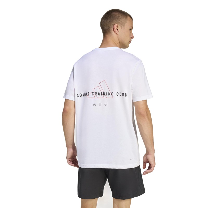 Adidas Climacool Training Identity Graphic Beyaz Erkek Tshirt - 2