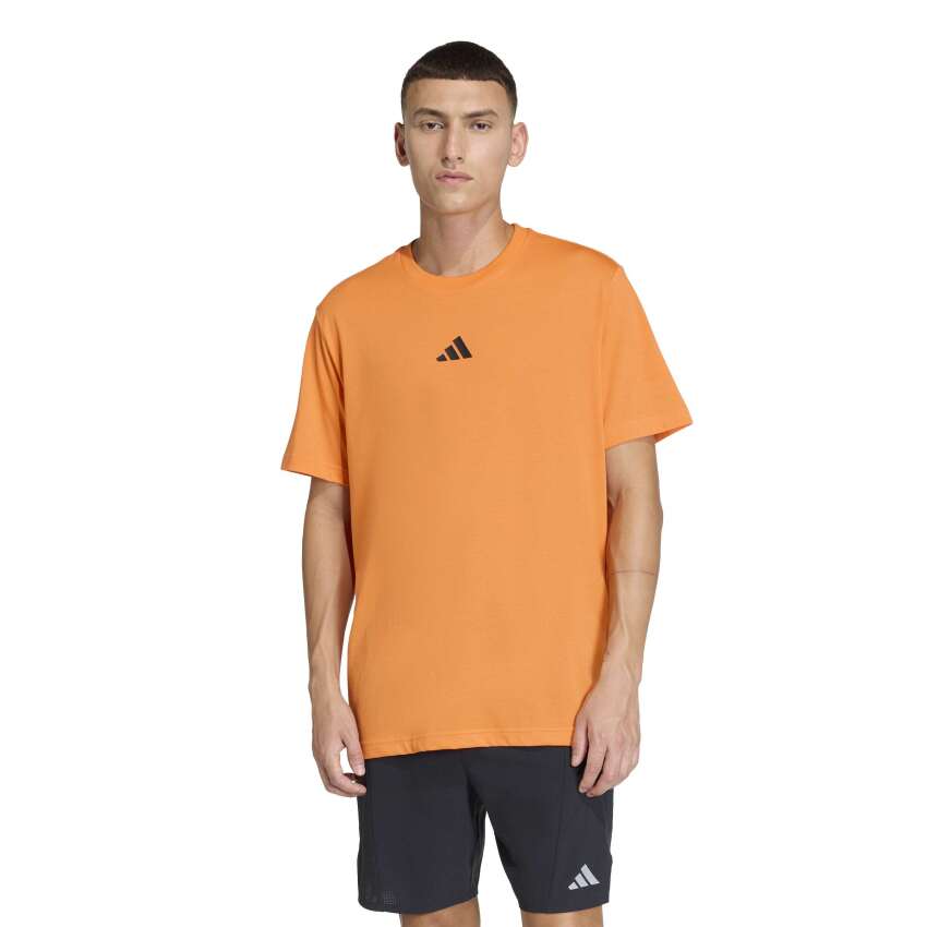 Adidas Climacool Training Identity Grafik Turuncu Erkek Tshirt - 1