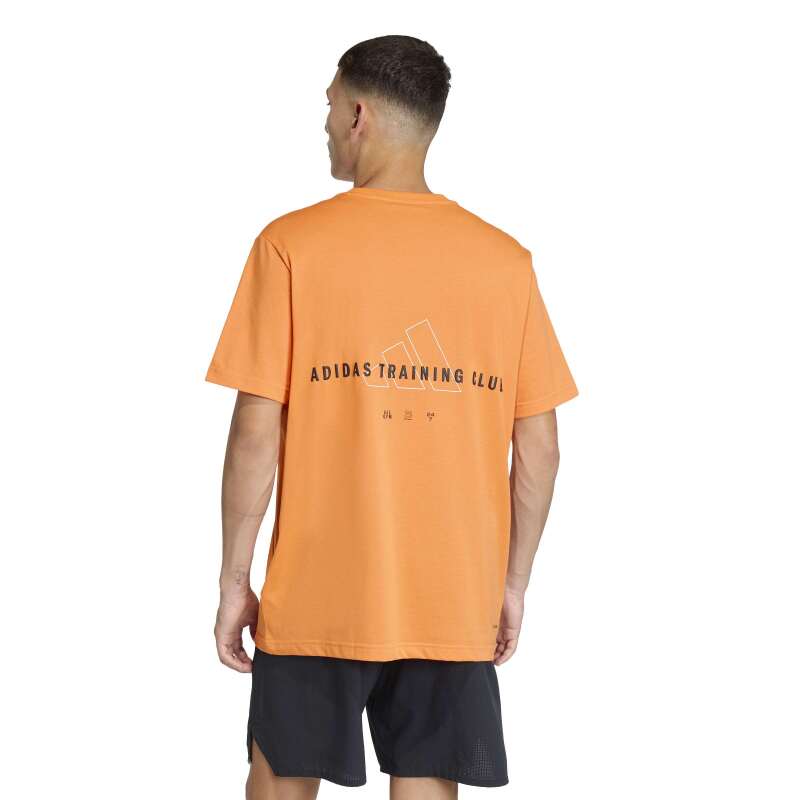 Adidas Climacool Training Identity Grafik Turuncu Erkek Tshirt - 2