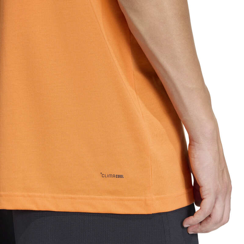 Adidas Climacool Training Identity Grafik Turuncu Erkek Tshirt - 5