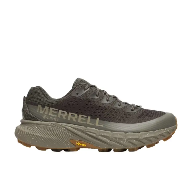 Merrell Agility Peak 5 GTX Haki Erkek Koşu Ayakkabısı 