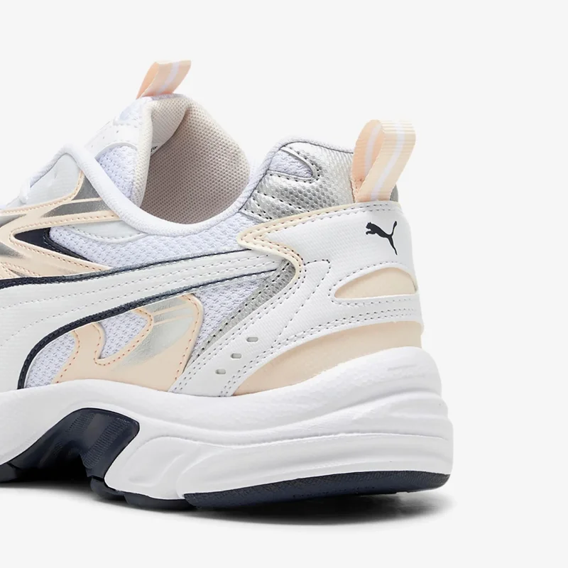Puma Milenio Tech Beyaz-Pembe Kadın Koşu Ayakkabısı - 5