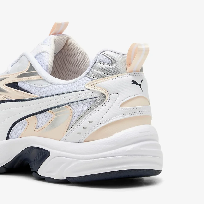 Puma Milenio Tech Beyaz-Pembe Kadın Koşu Ayakkabısı - 5