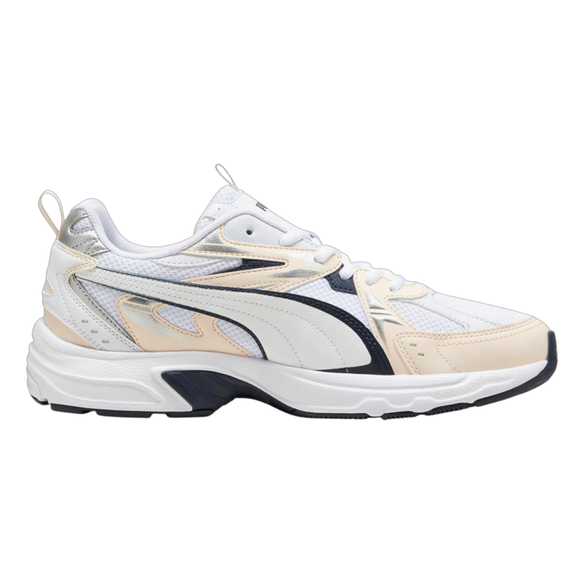Puma Milenio Tech Beyaz-Pembe Kadın Koşu Ayakkabısı - 1
