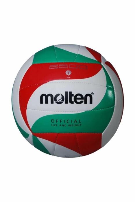 Molten MOLTEN VOLEYBOL TOPU Beyaz-Kırmızı-Yeşil Unisex Voleybol Topu V5M2500 - 1