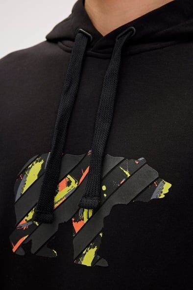 Bad Bear Mono Hoodie Siyah Erkek Sweatshirt - 3