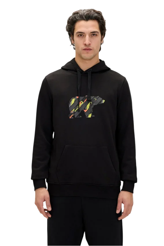Bad Bear Mono Hoodie Siyah Erkek Sweatshirt - 1