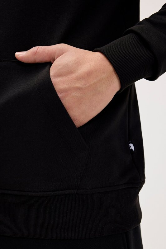 Bad Bear Mono Hoodie Siyah Erkek Sweatshirt - 6