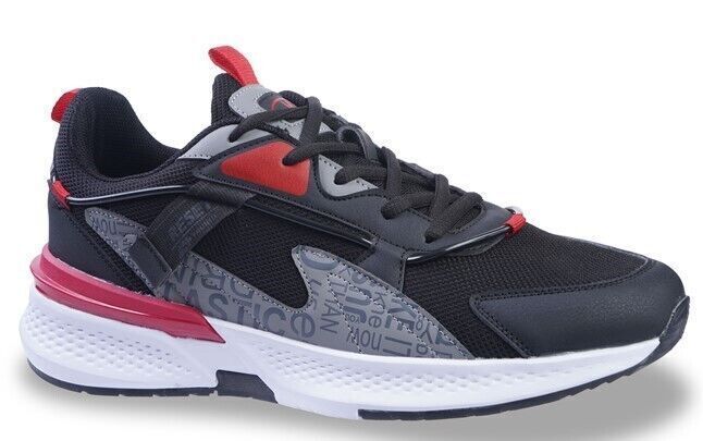 M.P. 232-1244 MP ERKEK SPORTS CASUAL Siyah-Gri Erkek Günlük Ayakkabı - 1