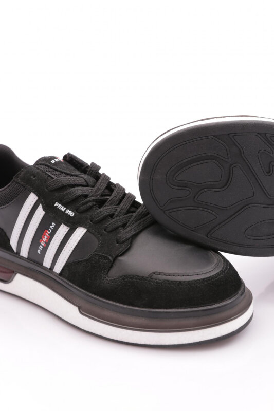 M.P. 242-1869 MpOne Sports Casual Siyah Erkek Günlük Ayakkabı - 4