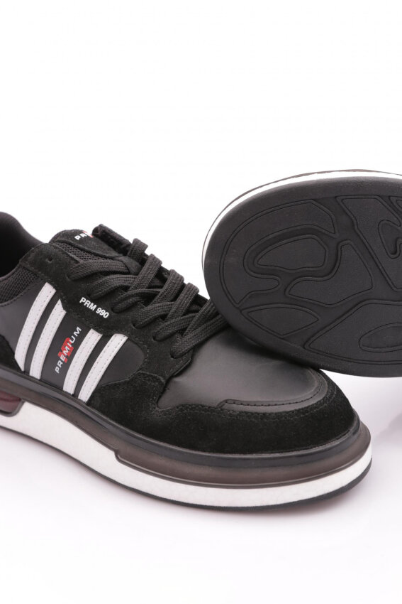 M.P. 242-1869 MpOne Sports Casual Siyah Erkek Günlük Ayakkabı - 4