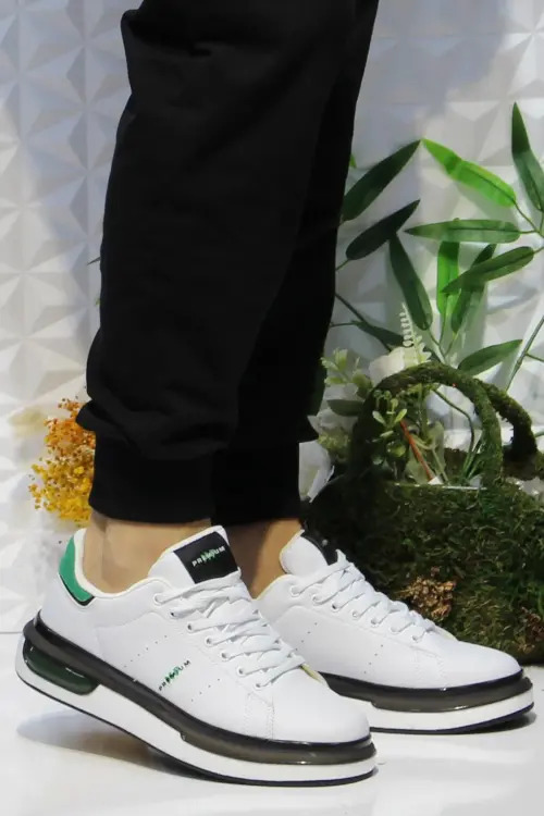 M.P. 242-1875 Mp Erkek Sports Casual Beyaz-Yeşil Erkek Günlük Ayakkabı - M.P.