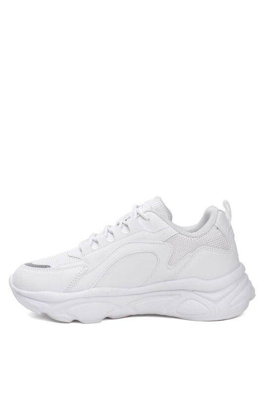 M.P. 242-2076 Sports Casual Beyaz Kadın Günlük Ayakkabı - 2