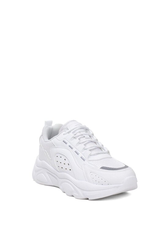M.P. 242-2076 Sports Casual Beyaz Kadın Günlük Ayakkabı - 3