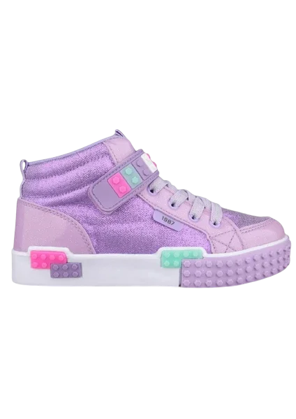 M.P. 242-3308 FT Sports Casual Mor Çocuk Günlük Ayakkabı - 1