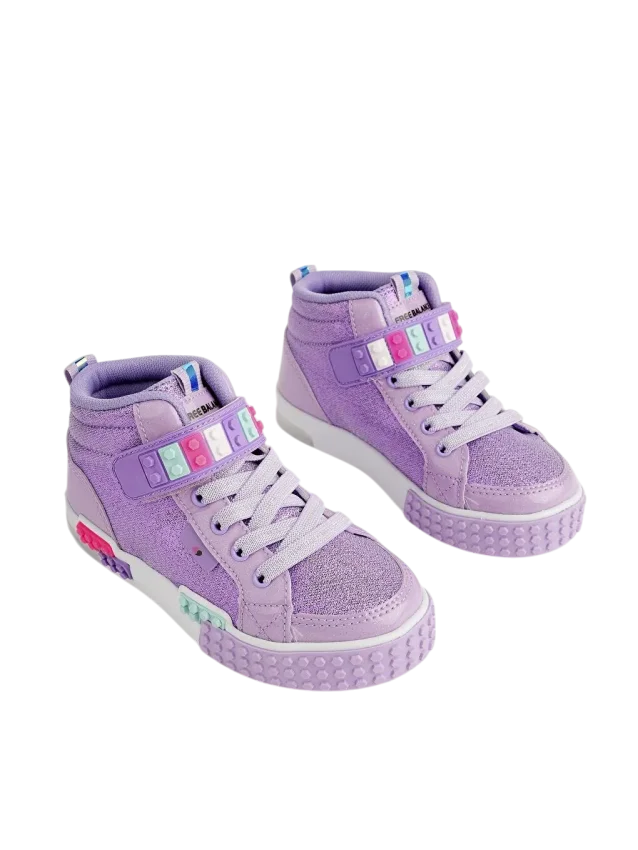 M.P. 242-3308 FT Sports Casual Mor Çocuk Günlük Ayakkabı - 3