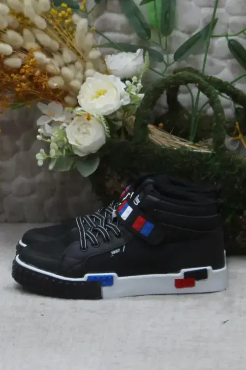 M.P. 242-3308 FT Sports Casual Siyah Çocuk Günlük Ayakkabı - 3