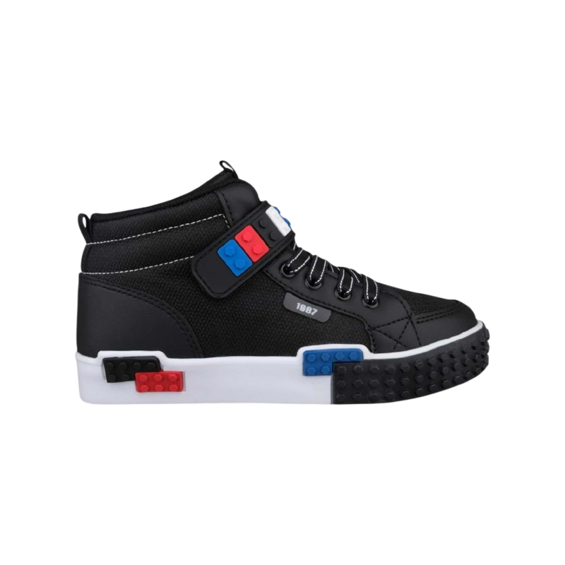 M.P. 242-3308 FT Sports Casual Siyah Çocuk Günlük Ayakkabı 