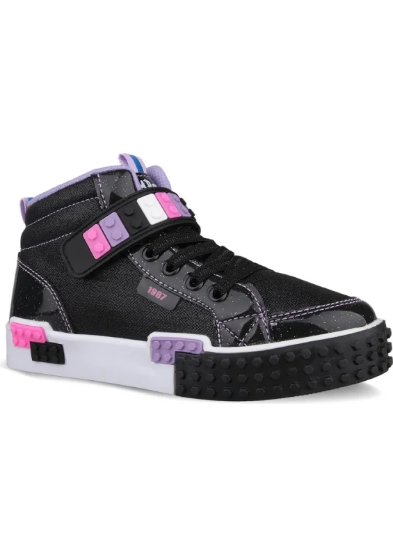 M.P. 242-3308 FT Sports Casual Siyah-Pembe Çocuk Günlük Ayakkabı - 2