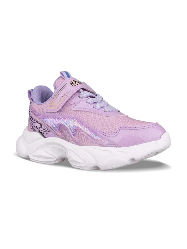 M.P. 242-3319 Mpone FT Sports Casual Mor Çocuk Günlük Ayakkabı - 3