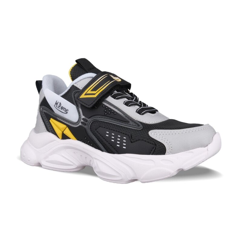 M.P. 242-3320 FT Sports Casual Siyah Çocuk Günlük Ayakkabı - 4