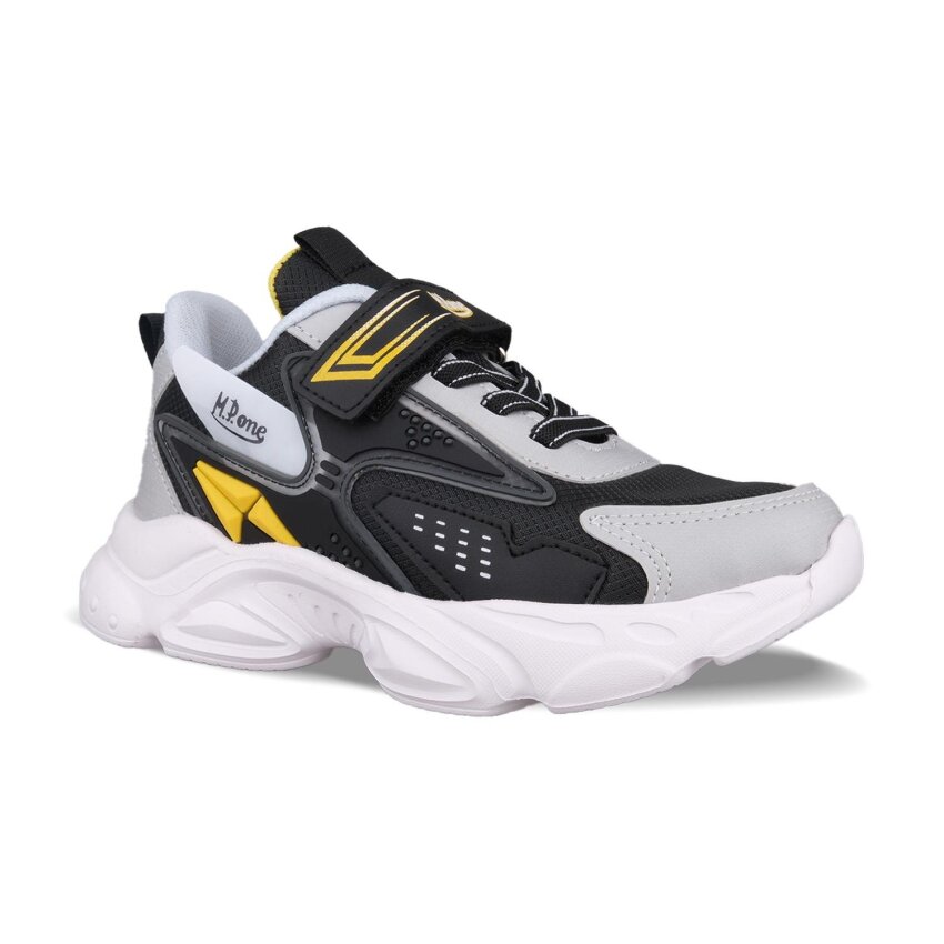 M.P. 242-3320 FT Sports Casual Siyah Çocuk Günlük Ayakkabı - 4