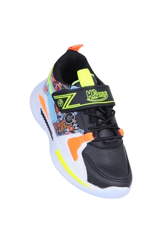 M.P. 242-3325 FT Sports Casual Siyah-Mavi Çocuk Günlük Ayakkabı - 3