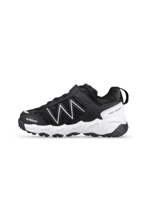 M.P. 242-3331 FT Sport Casual Siyah Çocuk Günlük Ayakkabı - 2