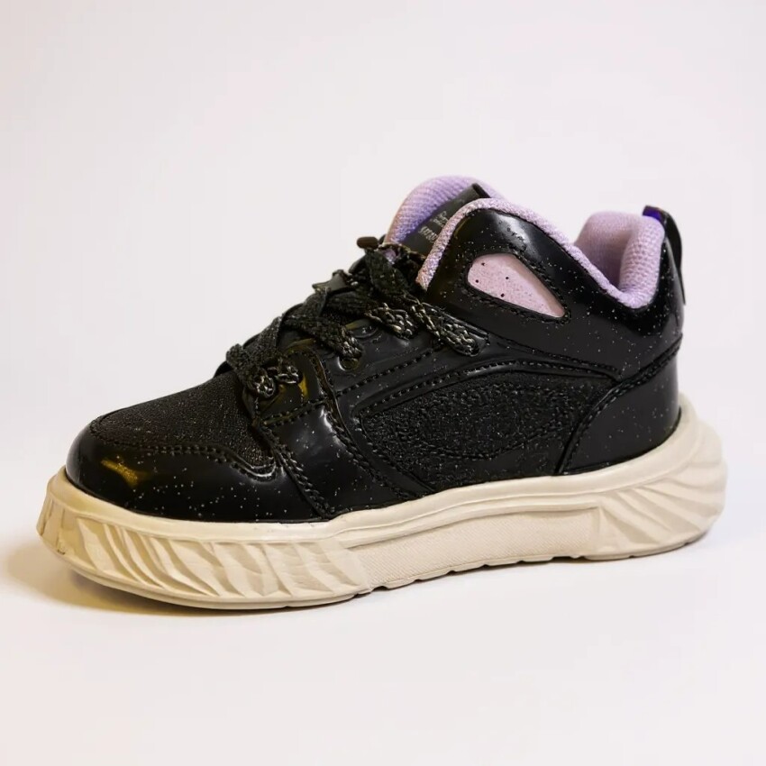 M.P. FT Sports Casual Siyah Çocuk Günlük Ayakkabı - 2