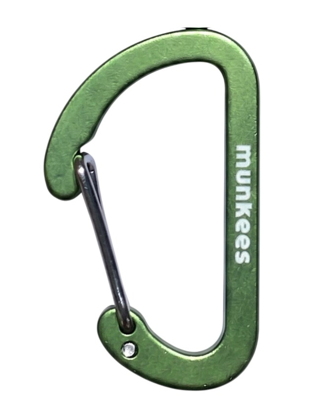 Munkees Flat Wire Gate Carabiner 2 pcs - 4 cm Renkli Unisex Anahtarlık - 1