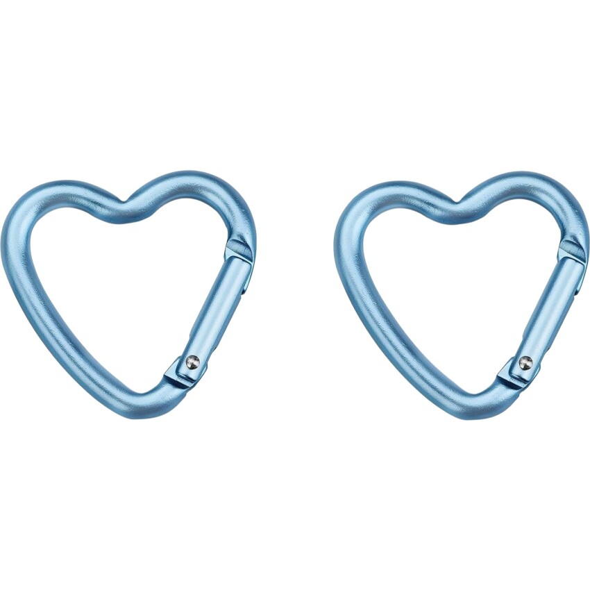 Munkees Mini Heart Carabiner 2 pcs - blue - 38 cm Renkli Unisex Anahtarlık - 2