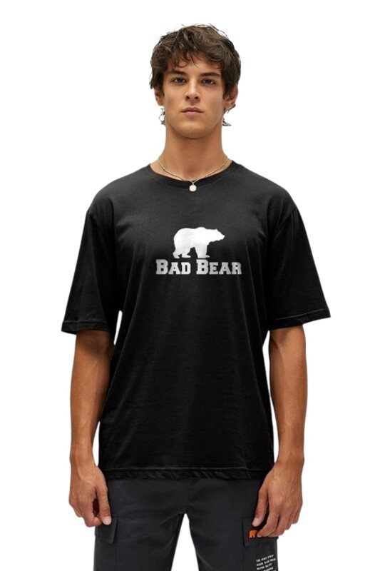 Bad Bear Muscle Basic Siyah Erkek Tshirt - Bad Bear
