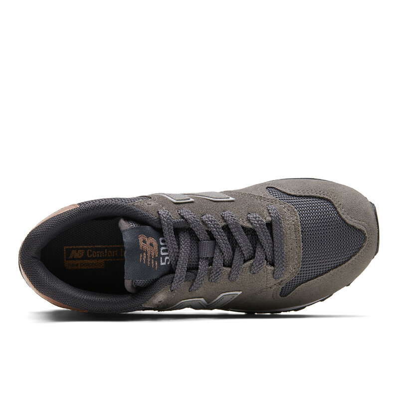 New Balance 500 Gri Kadın Günlük Ayakkabı - 3