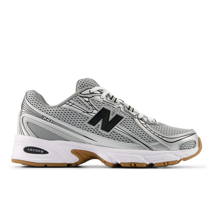 New Balance 740 Gri Unisex Günlük Ayakkabı - 1