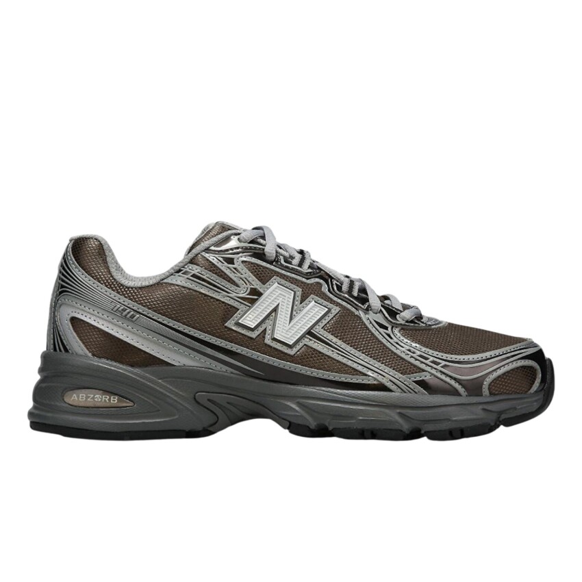 New Balance 740 Gri Unisex Günlük Ayakkabı - 1