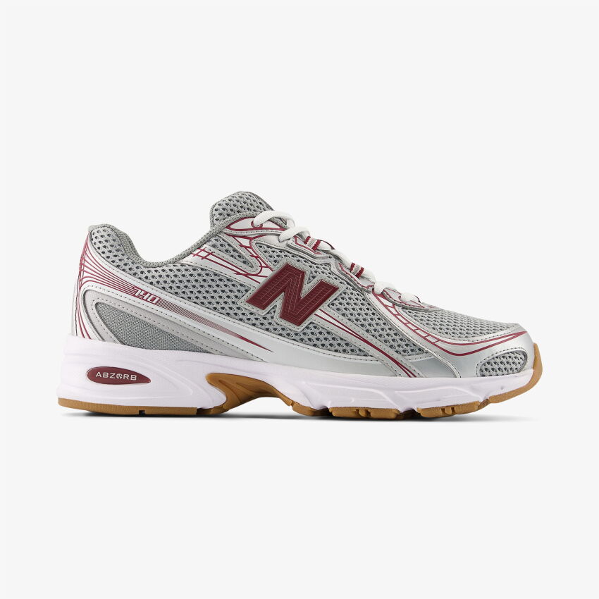 New Balance 740 Gri Unisex Günlük Ayakkabı - 1