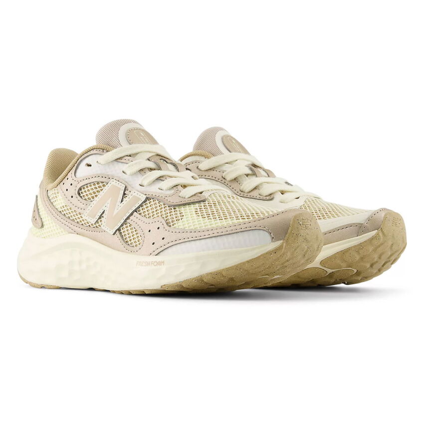 New Balance Fresh Foam Arishi v4 Tiralux Bej Kadın Koşu Ayakkabısı - 3
