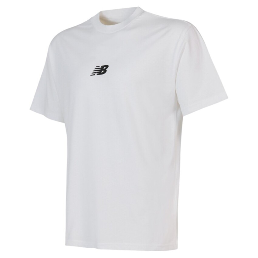 New Balance Lifestyle Beyaz Erkek Tshirt - 1